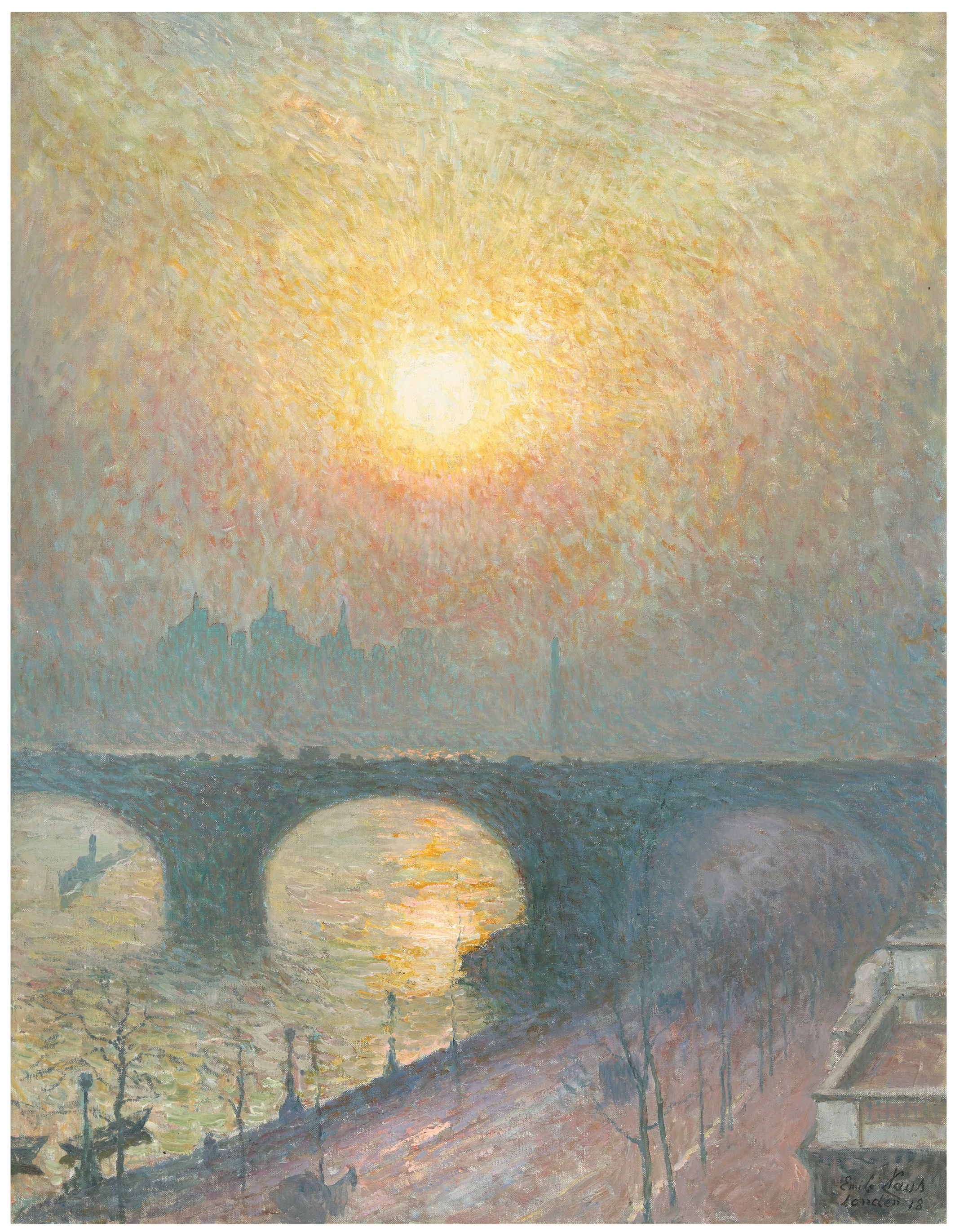 Sunset over the Thames, Waterloo Bridge